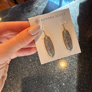 Kendra Scott Brenna gold & silver earrings